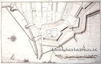 Plattegrond 1743, Harlingen