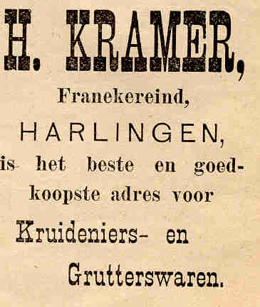 Advertentie Franekereind 20, Harlingen
