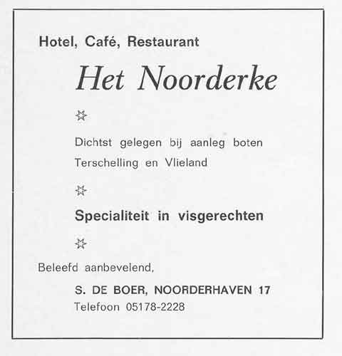 Advertentie Noorderhaven 17, Harlingen