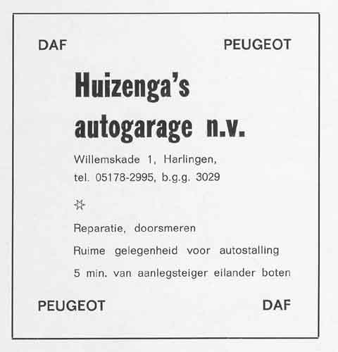 Advertentie Willemskade 1, Harlingen