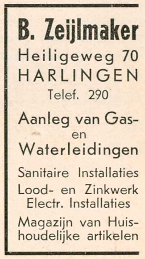 Advertentie Heiligeweg 70, Harlingen