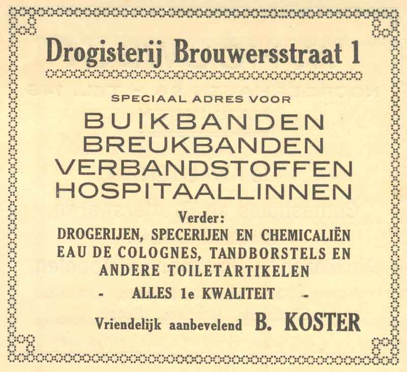 Advertentie Brouwersstraat 1, Harlingen