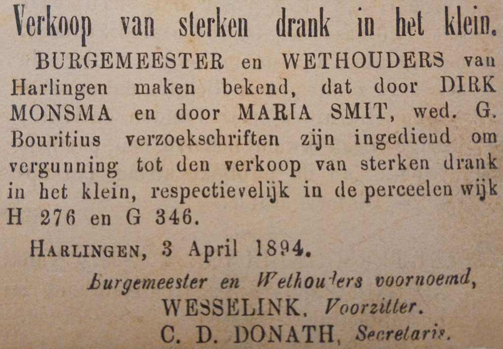 Advertentie Westerkerklaan 1, Harlingen