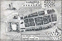 Plattegrond 1590, Harlingen