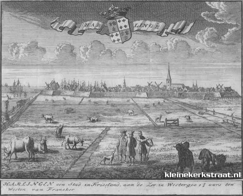 Prent 1718, Harlingen