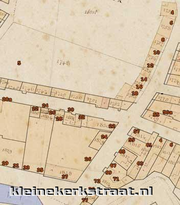 Harlingen, kadastrale kaart 1832