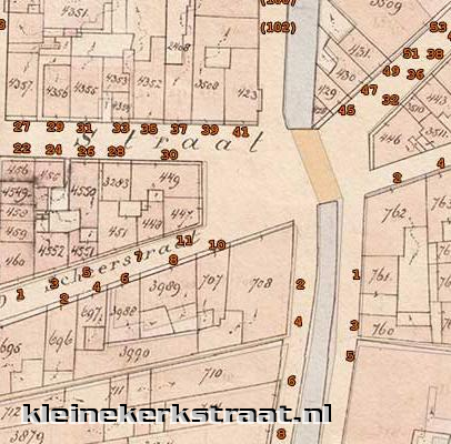 Harlingen, kadastrale kaart 1887
