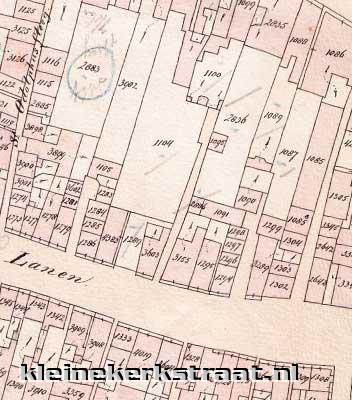 Harlingen, kadastrale kaart 1887